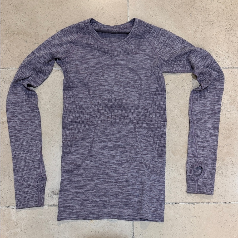 lululemon athletica Purple Long Sleeve Top